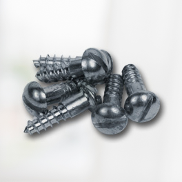 Zinc Plated Slotted Round Head Screws